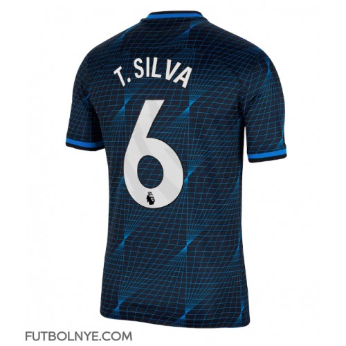 Camiseta Chelsea Thiago Silva #6 Visitante Equipación 2023-24 manga corta